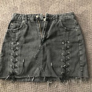 Motto TopShop Denim Skirt